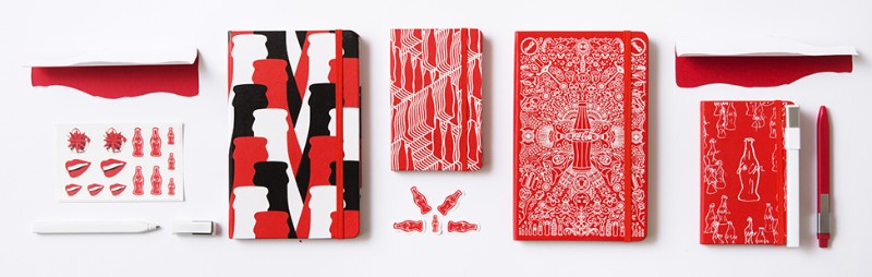 Coca-Cola經(jīng)典瓶身一世紀(jì)：傳奇筆記本Moleskine限量合作